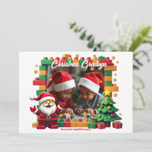 Weihnachtssteine & Kichern Karte