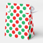 Weihnachtssteine Rot Weiß und Grün Gefallen Box Geschenkschachtel (Rückseite)