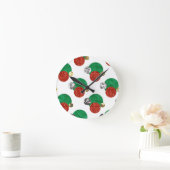 Weihnachtssteine Runde Wanduhr (Zuhause)