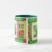 Weihnachtssteppdecke - Tasse (Zentrum)