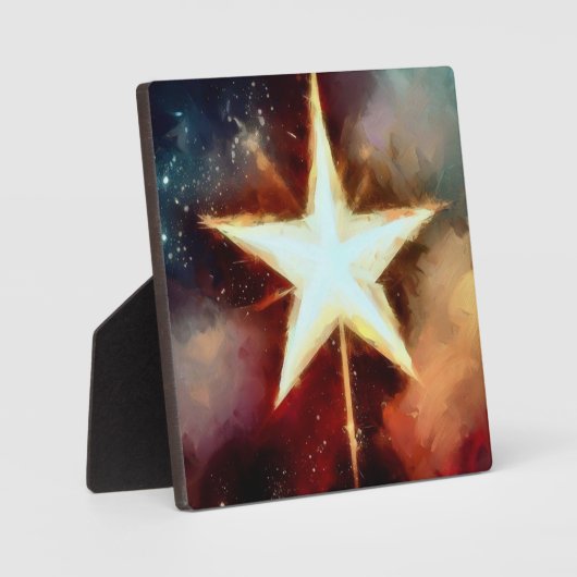 Weihnachtsstern 1 fotoplatte (Vorderseite)