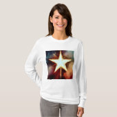 Weihnachtsstern 1 T-Shirt (Vorne ganz)