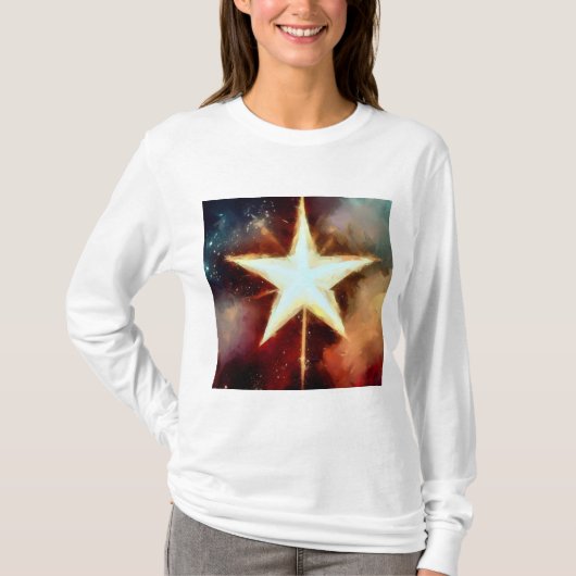 Weihnachtsstern 1 T-Shirt (Vorderseite)