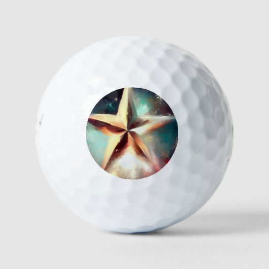 Weihnachtsstern (2) golfball (Vorderseite)
