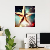 Weihnachtsstern 2 poster (Heimbüro)