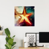 Weihnachtsstern 3 poster (Heimbüro)