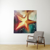 Weihnachtsstern 3 wandteppich (Beispiel (Horizontal))