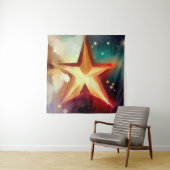 Weihnachtsstern 3 wandteppich (Beispiel)