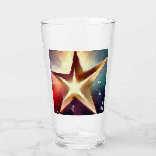 Weihnachtsstern 4 glas (Vorderseite)
