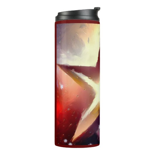 Weihnachtsstern 4 thermosbecher (Nach links gedreht)