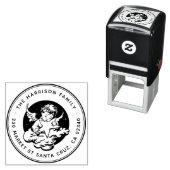 Weihnachtsstern Angel Name & Rücksendeadresse Permastempel (Beispiel)