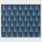 Weihnachtsstern aus einem Halbmond Geschenkpapier (Flach)