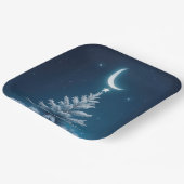 Weihnachtsstern aus einem Halbmond Pappteller (Gewinkelt)