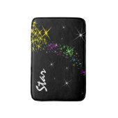 Weihnachtsstern Badematte (Vorderseite Vertikal)