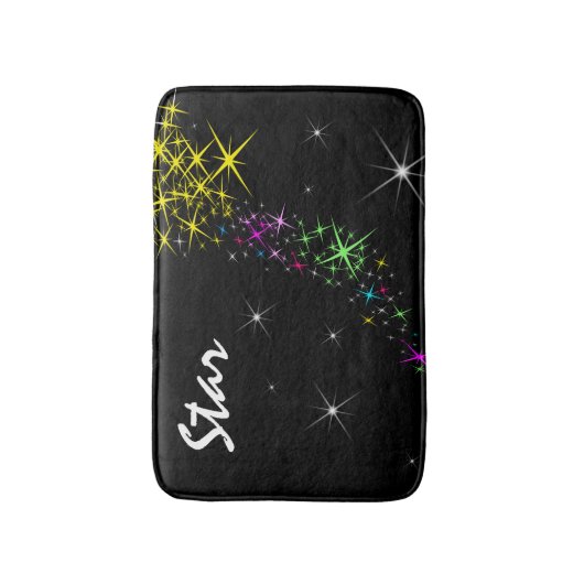 Weihnachtsstern Badematte (Vorderseite Vertikal)