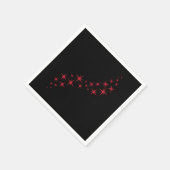 Weihnachtsstern Blühte Napkins Serviette (Ecke)