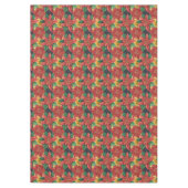 Weihnachtsstern-Blume Tischdecke (Vorderseite)