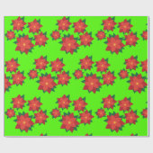 Weihnachtsstern-Blume-Umschlagpapier Geschenkpapier (Flach)