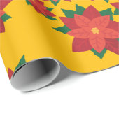 Weihnachtsstern-Blume-Umschlagpapier Geschenkpapier (Rolleneckpunkt)