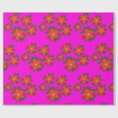 Weihnachtsstern-Blume-Umschlagpapier Geschenkpapier (Flach)