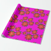 Weihnachtsstern-Blume-Umschlagpapier Geschenkpapier (Ungerollt)