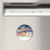 Weihnachtsstern - Bolognese (zwei) Magnet (In Situ (Geschirrspüler))