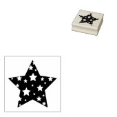 Weihnachtsstern-Briefmarke Gummistempel (Stempel)