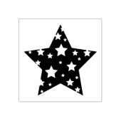 Weihnachtsstern-Briefmarke Gummistempel (Prägung)