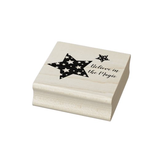 Weihnachtsstern-Briefmarke Gummistempel (Stempel)