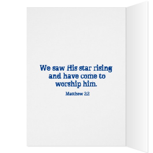 Weihnachtsstern der Wunderbibel Verse Christliche (Innen (Links))