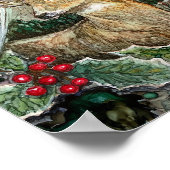 "Weihnachtsstern" drucken Poster (Ecke)