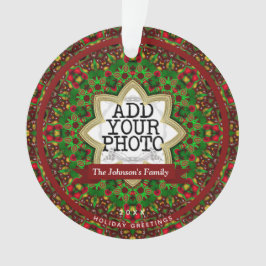 Weihnachtsstern Familiengepäck Foto Plakat Ornament