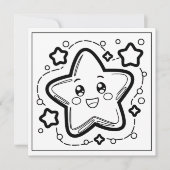 Weihnachtsstern Feiertagskarte (Vorderseite)