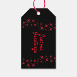 Weihnachtsstern Flourish Geschenkanhänger