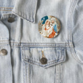 Weihnachtsstern-Geburt Christis-Malerei Button (Beispiel)