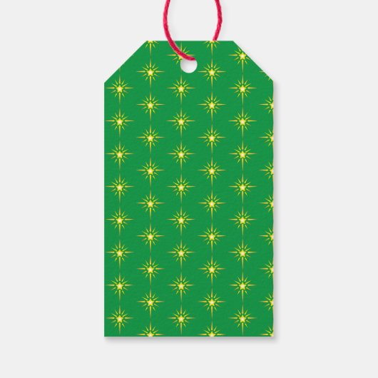 Weihnachtsstern Geschenkanhänger (Rückseite)