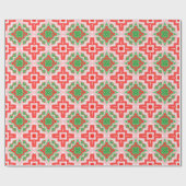 Weihnachtsstern Geschenkpapier (Flach)