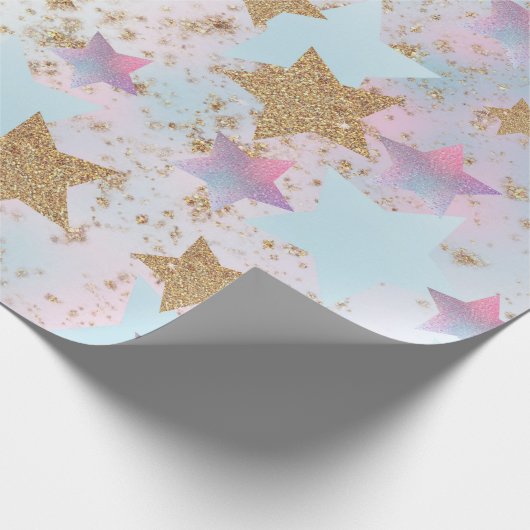 Weihnachtsstern Geschenkpapier (Ecke)