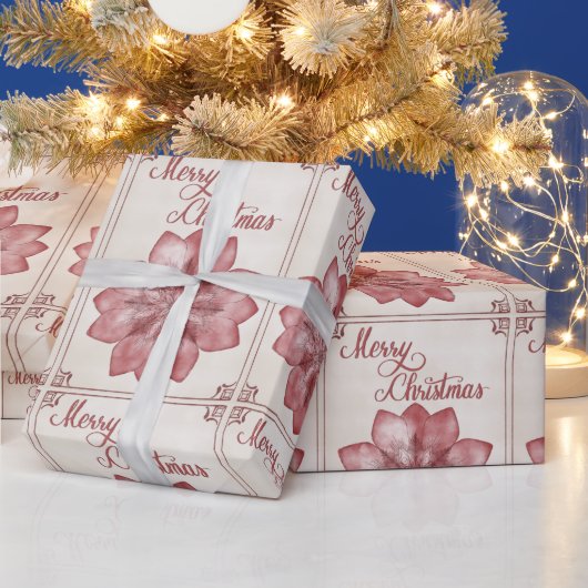 Weihnachtsstern geschenkpapier (Feiertage)