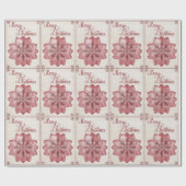 Weihnachtsstern geschenkpapier (Flach)