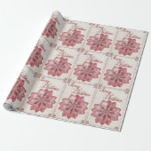 Weihnachtsstern geschenkpapier (Ungerollt)