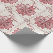 Weihnachtsstern geschenkpapier (Ecke)