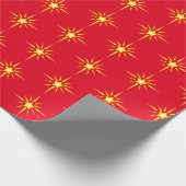 Weihnachtsstern Geschenkpapier (Ecke)