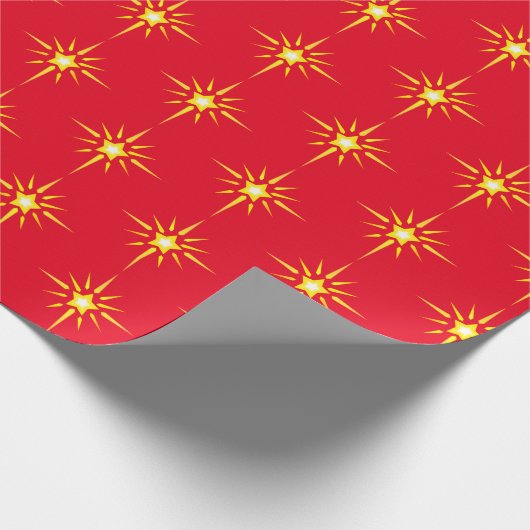 Weihnachtsstern Geschenkpapier (Ecke)