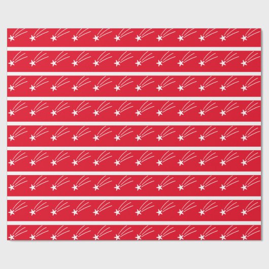 Weihnachtsstern Geschenkpapier (Flach)