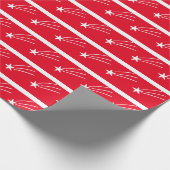 Weihnachtsstern Geschenkpapier (Ecke)
