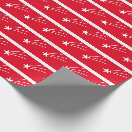 Weihnachtsstern Geschenkpapier (Ecke)