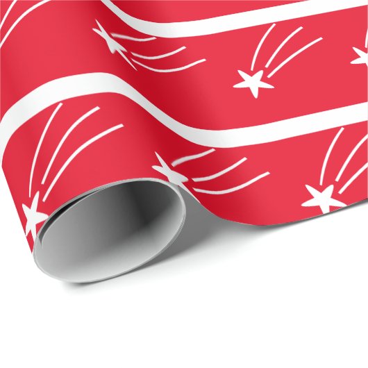 Weihnachtsstern Geschenkpapier (Rolleneckpunkt)