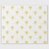Weihnachtsstern Geschenkpapier (Flach)