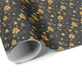 Weihnachtsstern Geschenkpapier (Rolleneckpunkt)